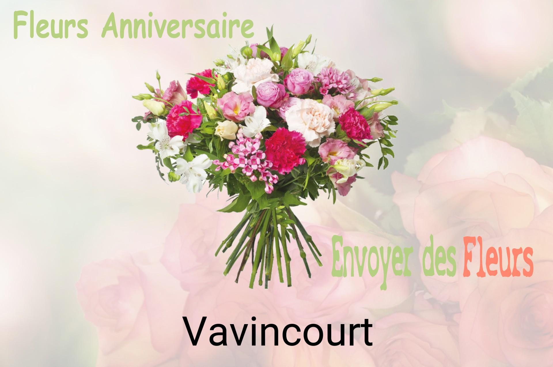 Bouquet de fleurs d’anniversaire livré à Vavincourt